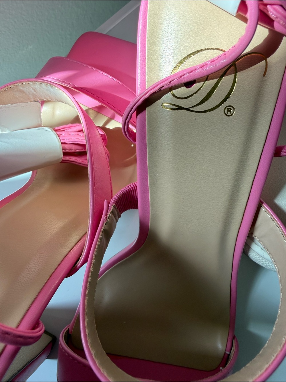 Pink Heel Sandals - Picture 5 of 7